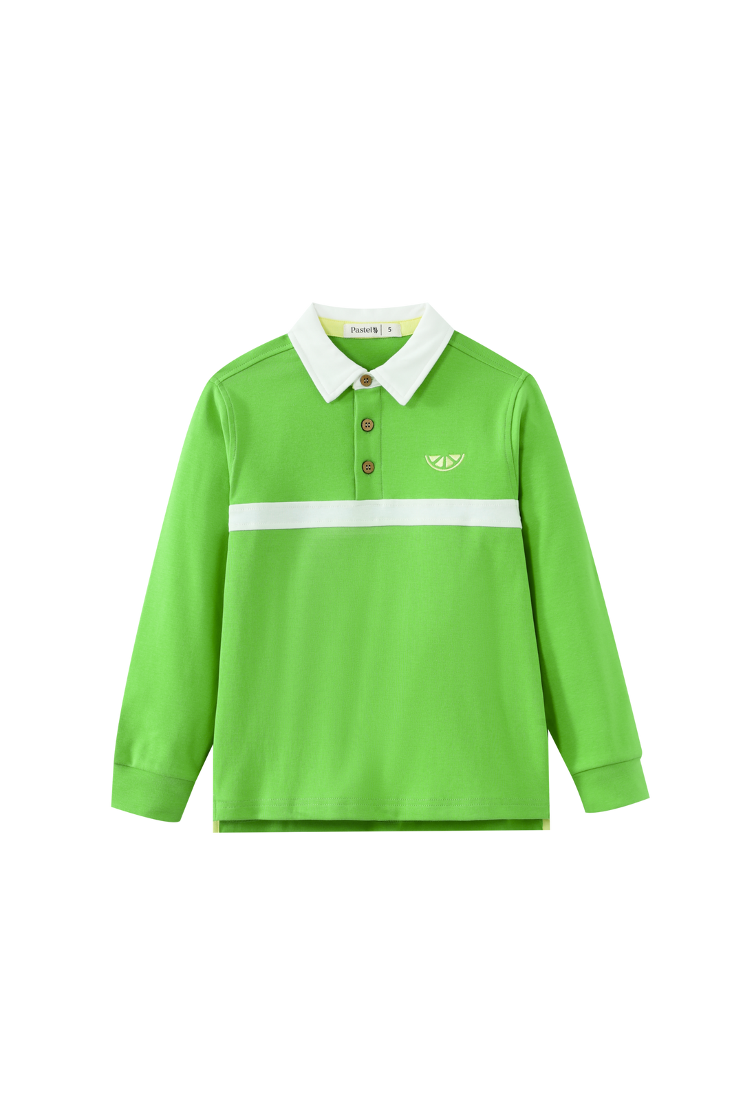 CENTER STRIPE POLO-GREEN