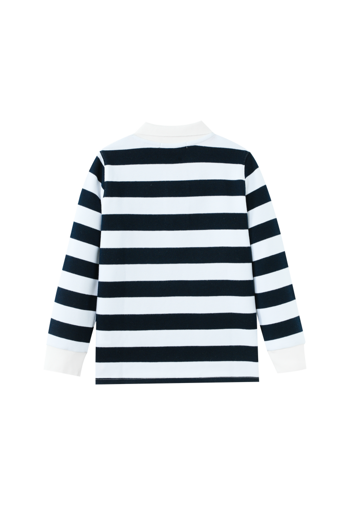 STRIPED POLO-NAVY STRIPED