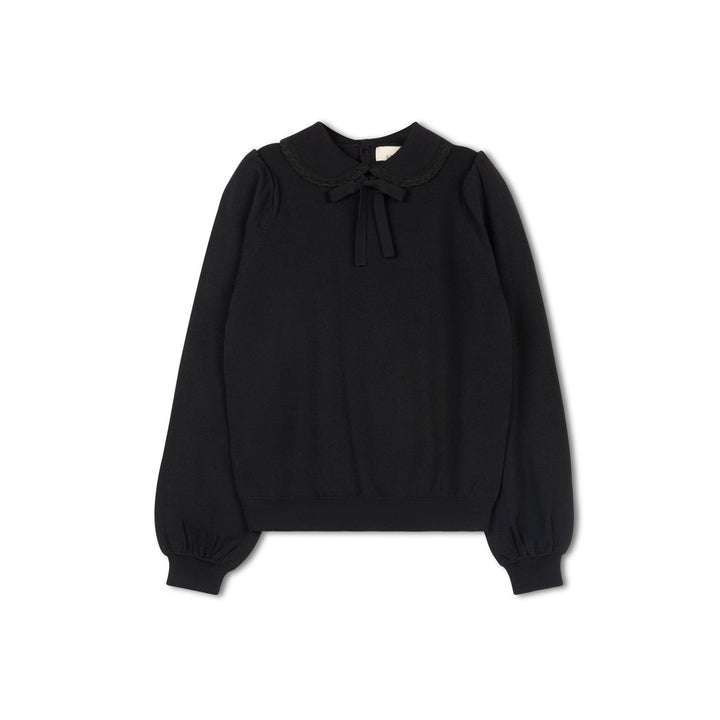 SO2017 NORA COLLAR SWEATER - BLACK