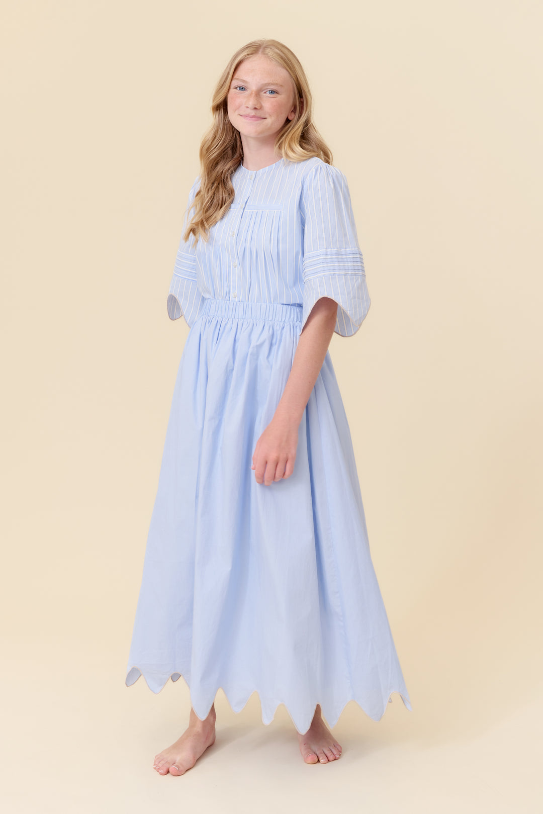 L314-Tara Skirt-Blue