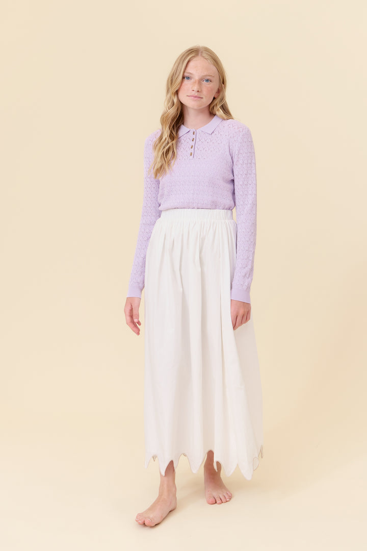 L314-Tara Skirt-White