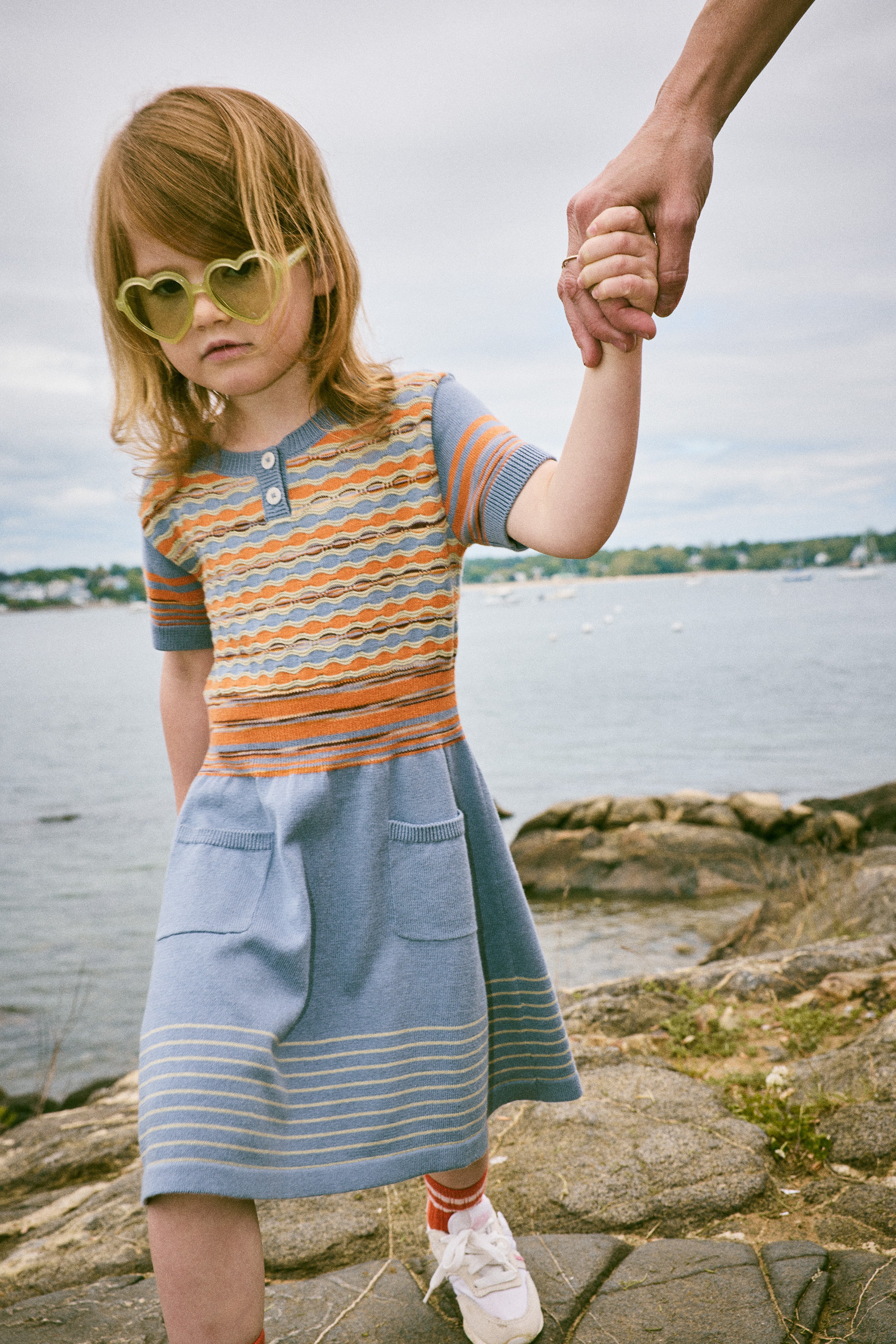 RITA DRESS-DOVE MERENGUE – whoopikids