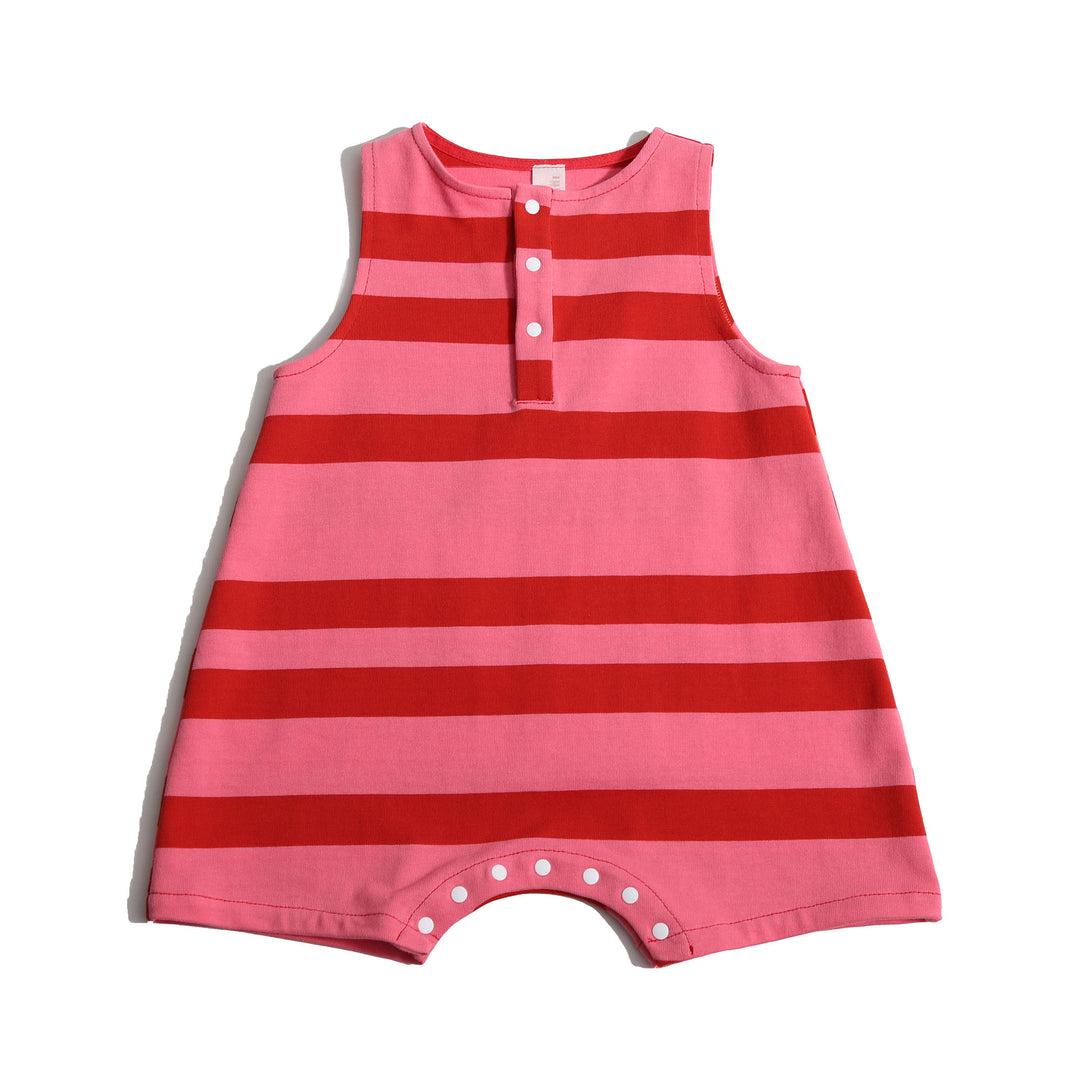 BT-JOP4S-NIKOS HENLEY ONESIE-CINNABAR MIX