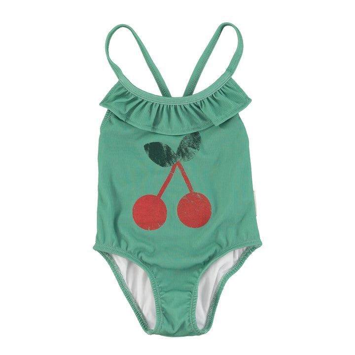 SS25.BNH2503A-green w/ cherry print