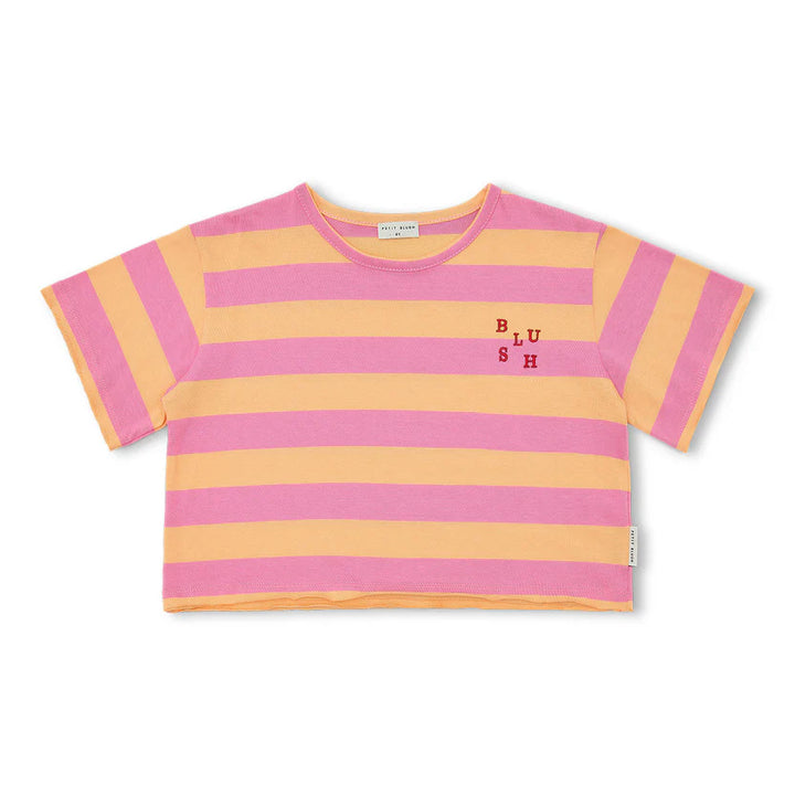 Stripe T-Shirt - Cashmere Rose/Peach Cobbler