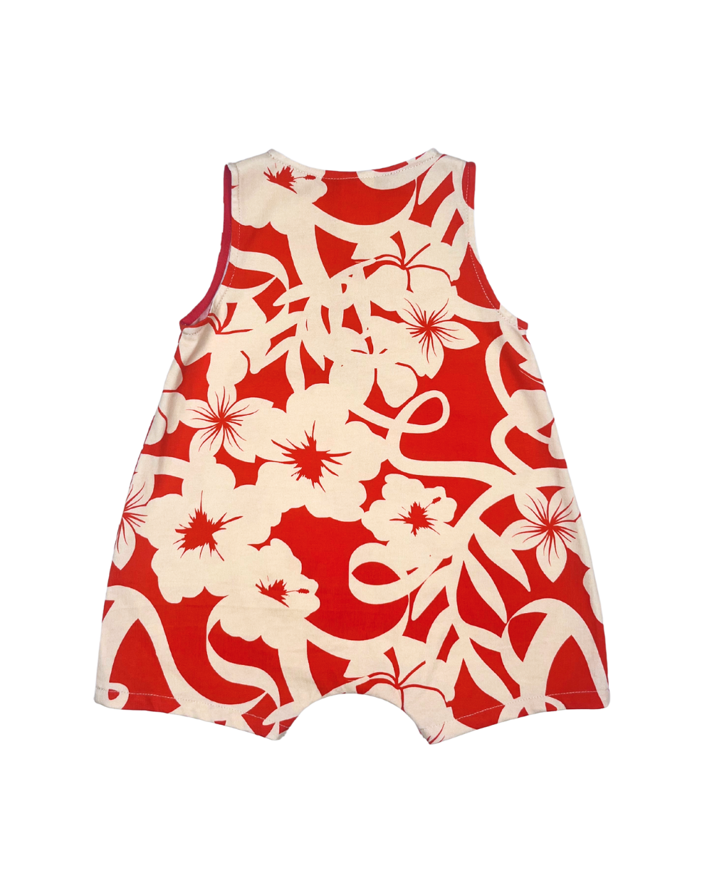JOP4S-HENLEY ONESIE-HIBISCUS MIX