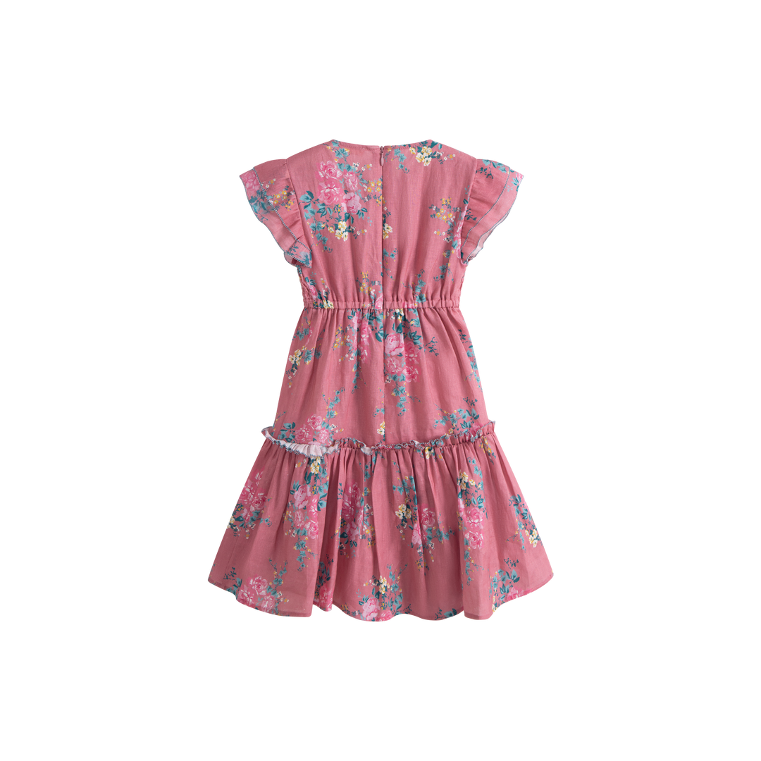 Ester Dress Pink Flowers