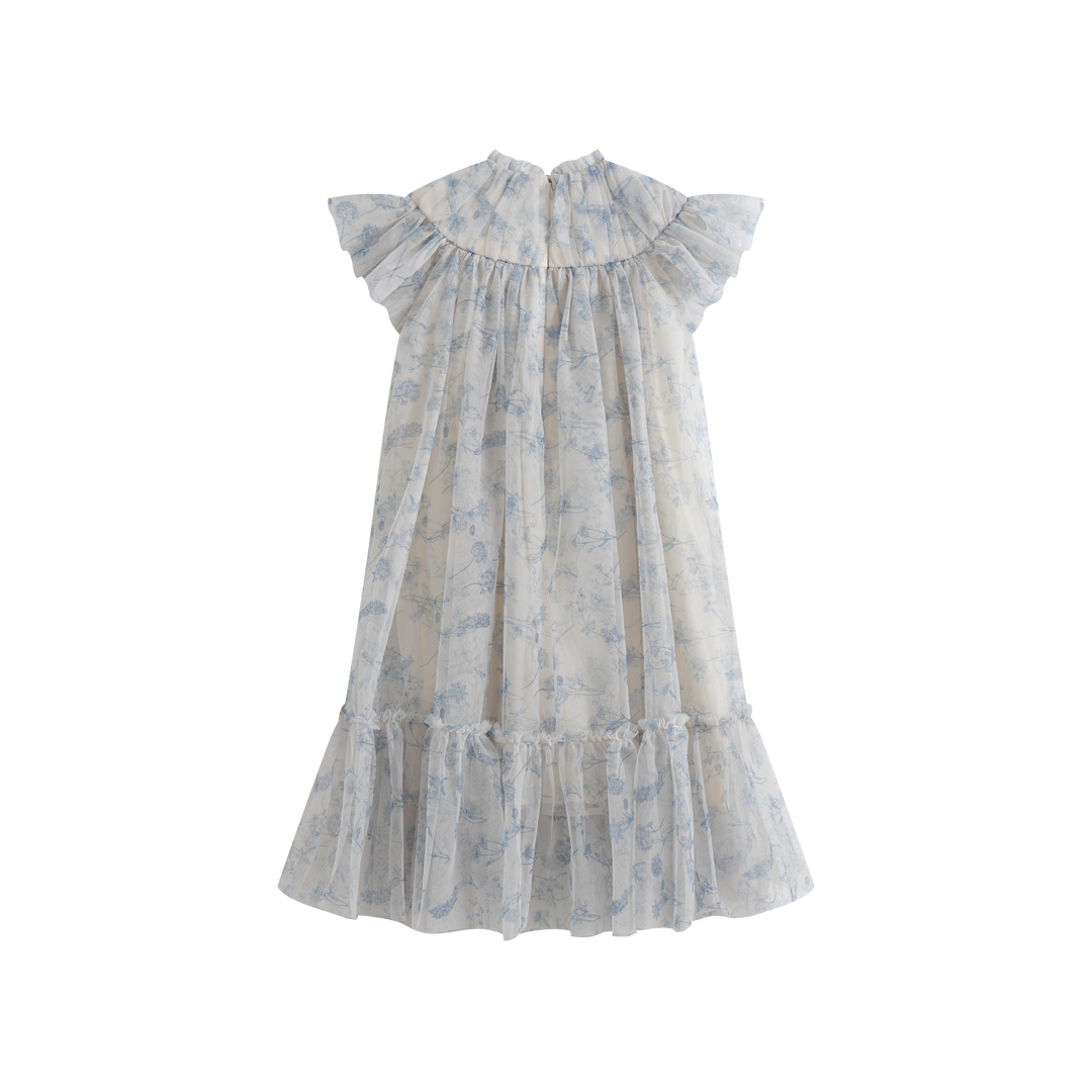 Marisol Dress Blue Flower