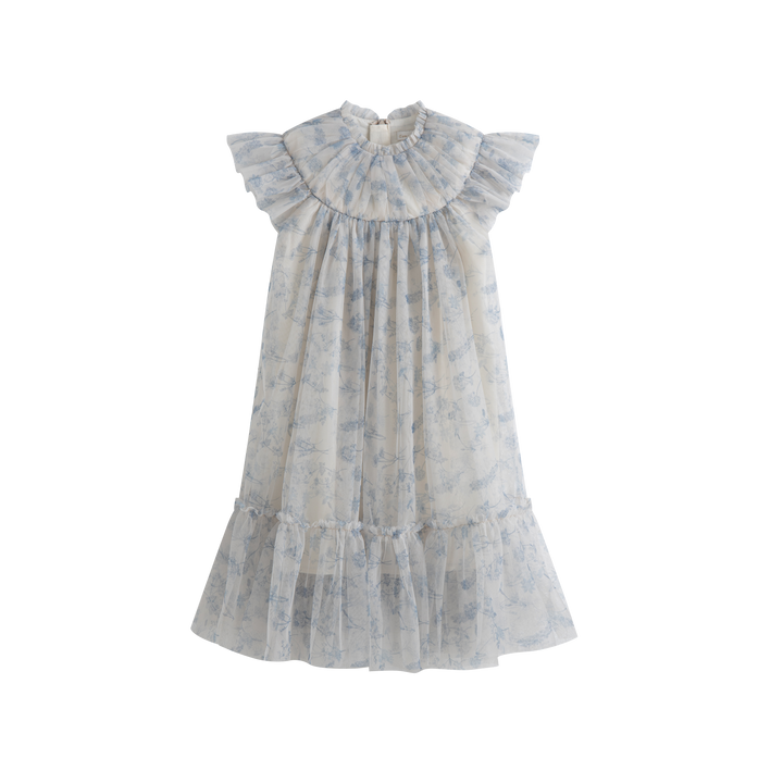 Marisol Dress Blue Flower