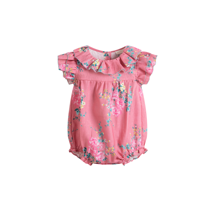 Roberta Romper Pink Flowers