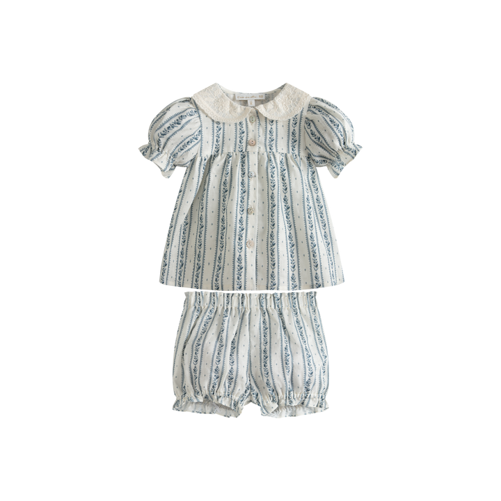 Eugenia Set Blue Stripes