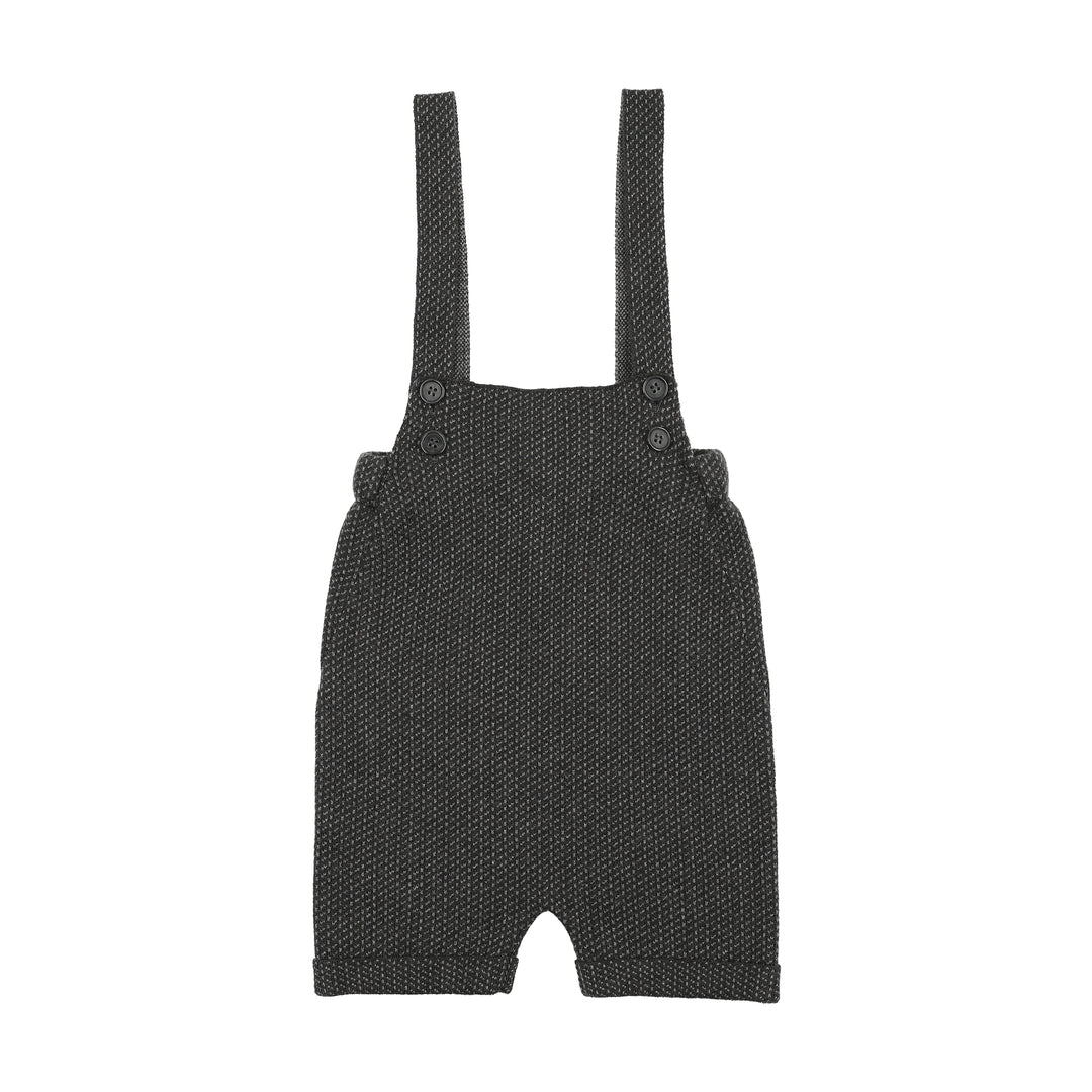 ST2064  - MONOCHROME KNIT ROMPER GREY PATTERNED