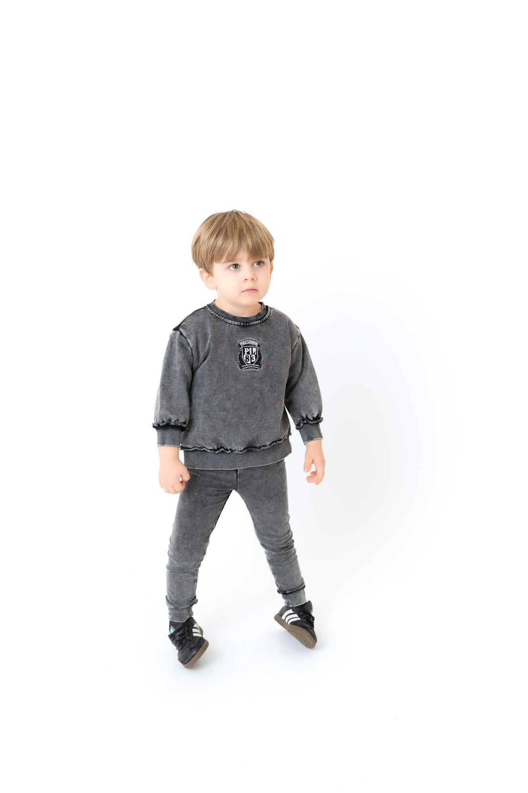 SW26010BSET Black Wash Sweatset - Boys - Black Wash