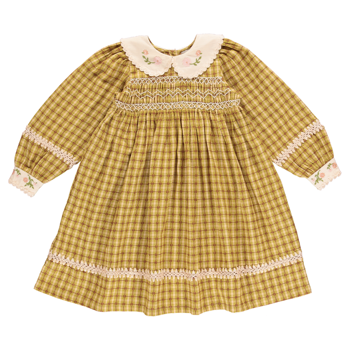 Saphira Dress - Nostalgic Green