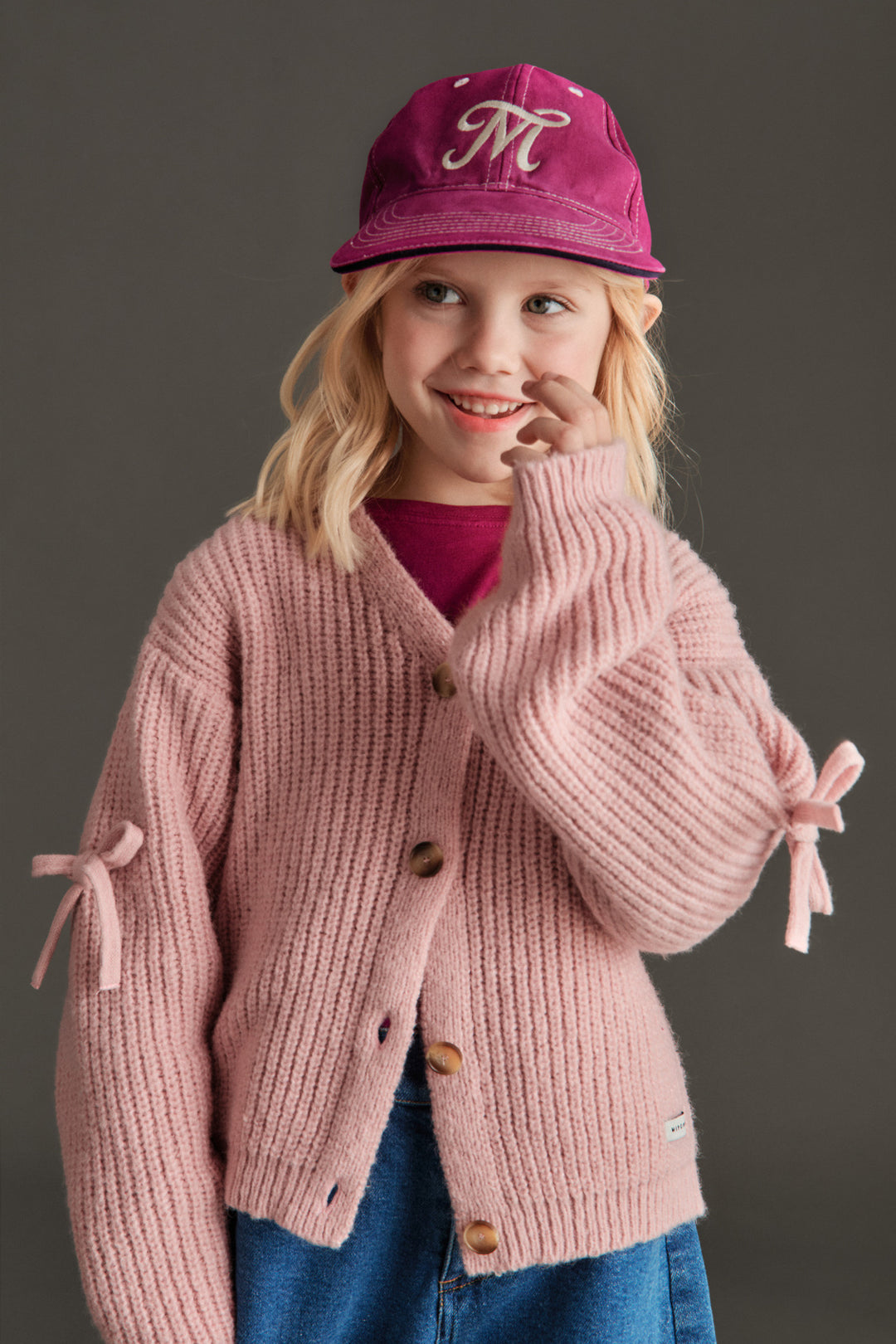 ALICIA CARDIGAN - KNITWEAR (PINK)