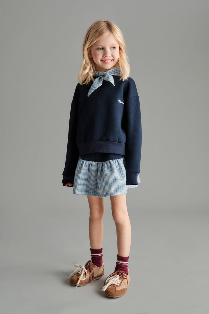 FLORENCE SWEATSHIRT - COTTON FLECCE (BLUE)