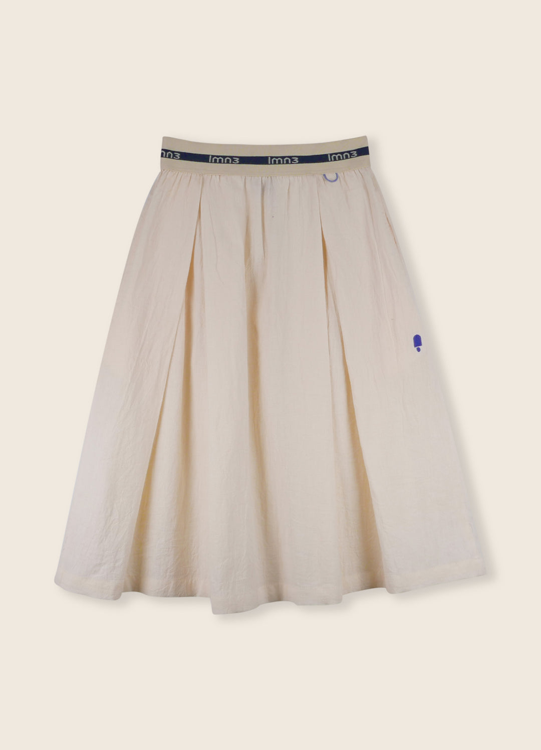 3LS25_3038-PLEATED SKIRT-Seedpearl