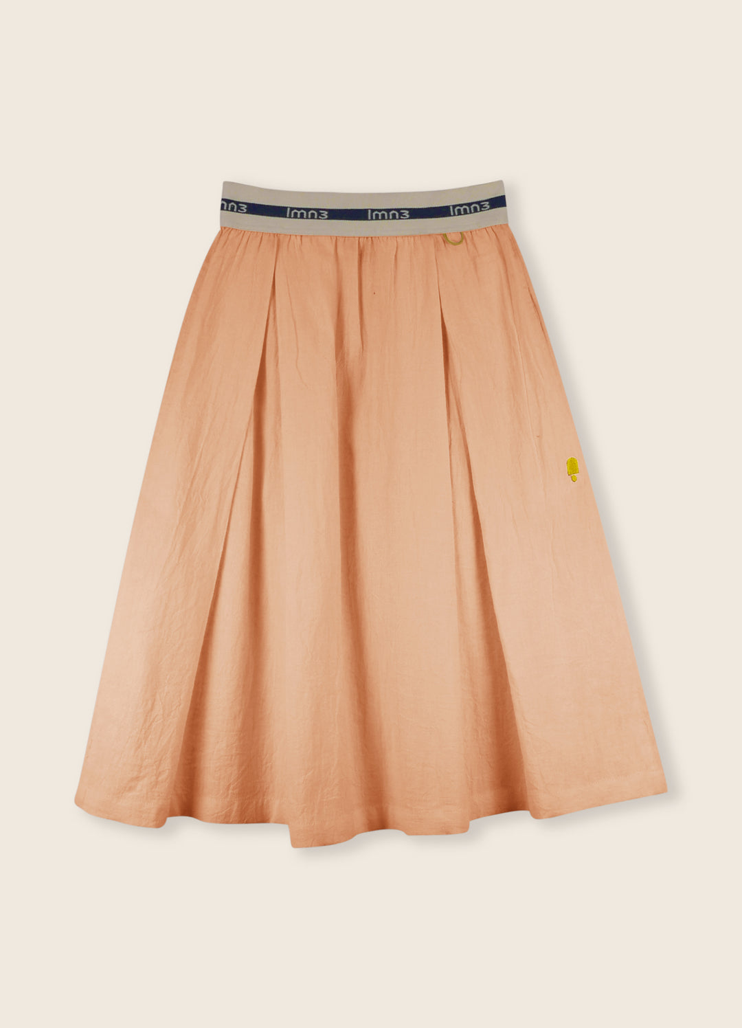 3LS25_3038-PLEATED SKIRT-Creampuff