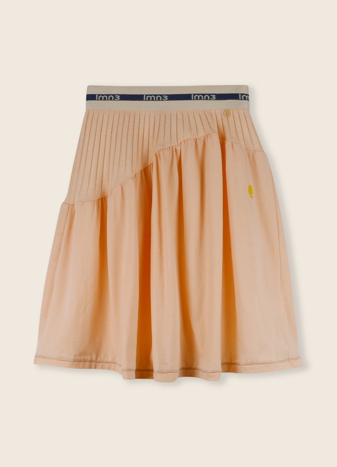 3LS25_3040-COMBINED RIB SKIRT-Creampuff