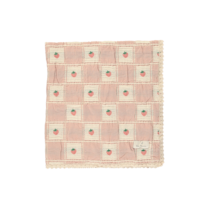 Strawberry Patchwork Blanket - Strawberry Patchwork