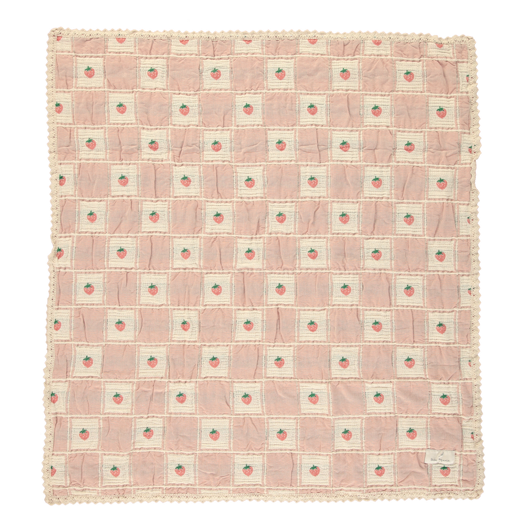 Strawberry Patchwork Blanket - Strawberry Patchwork