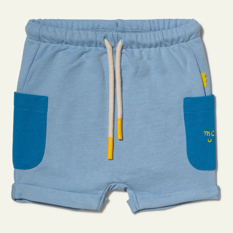 SOLID POCKET SHORT-Placid Blue/French Blue-Placid Blue/French Blue