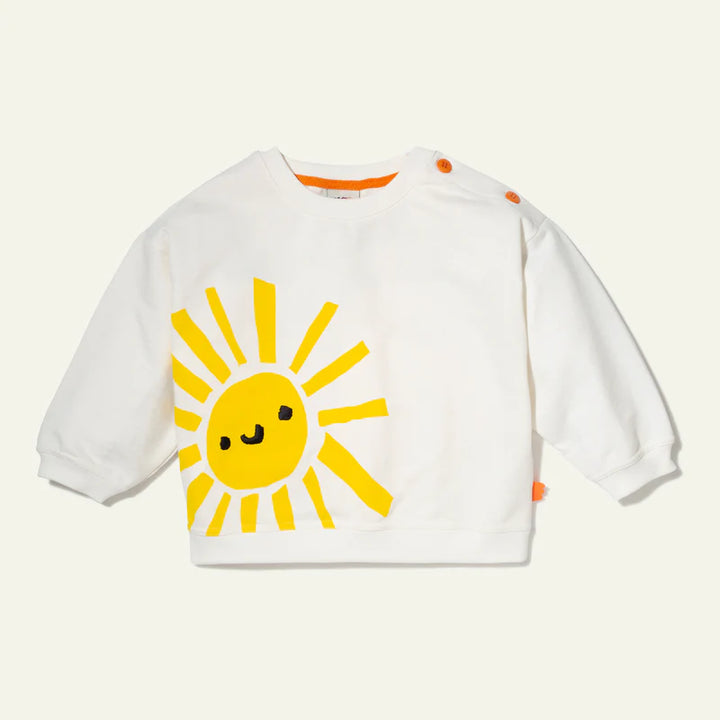 SUN SWEATSHIRT-Natural/Yellow-Natural/Yellow