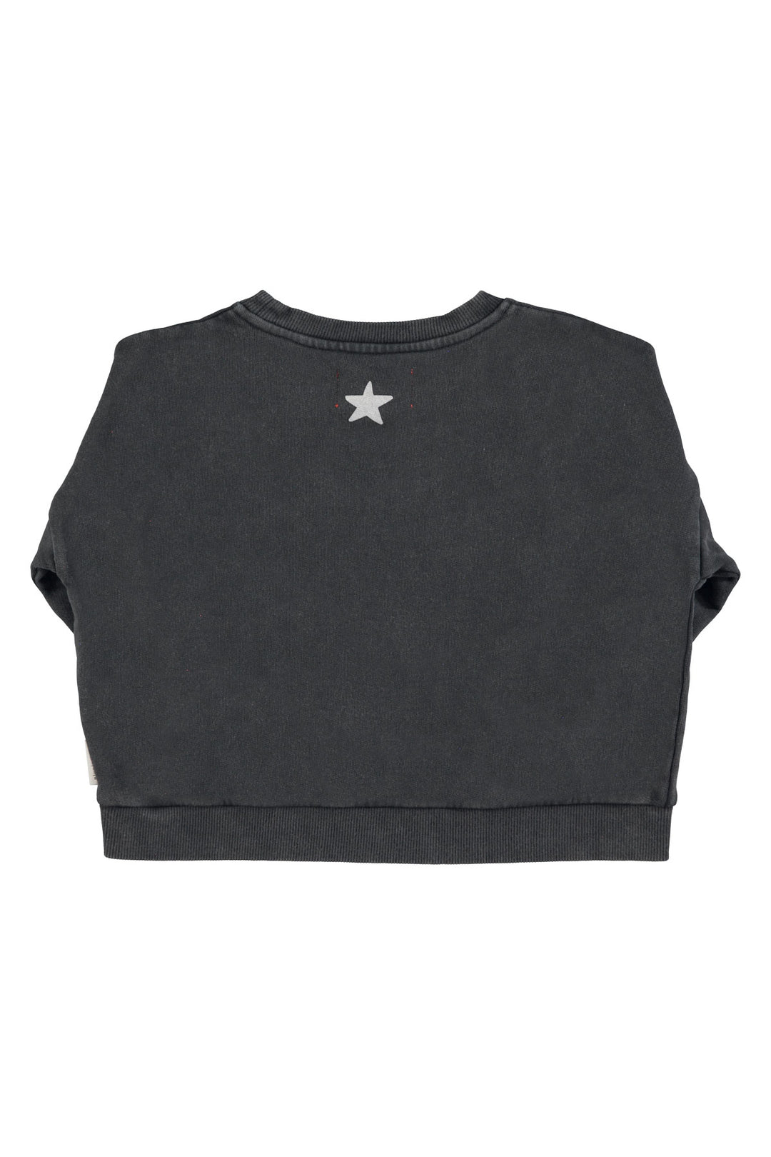 AW25.FLP2504BUSA-Sweatshirt |Faded black w/ "Jimi Hendrix" print-faded black| carded organic cotton fleece