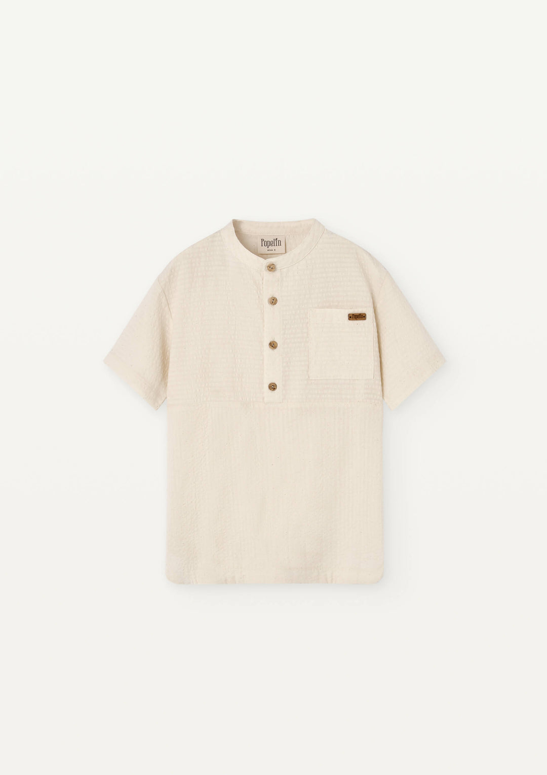 Mod 20.1 Off-white Mandarin collar shirt