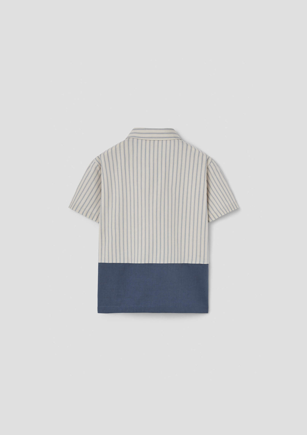 MOD.22.3 BLUE STRIPED SHIRT WITH COLLAR