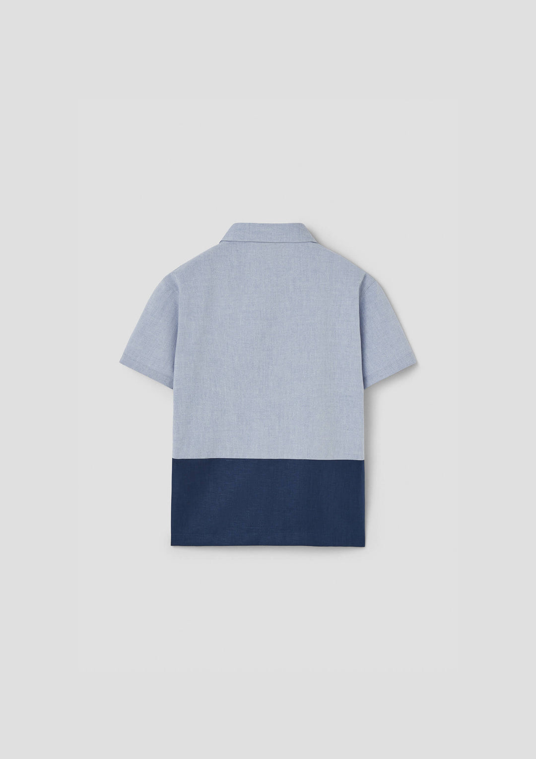 MOD.22.4 BLUE SHIRT WITH COLLAR