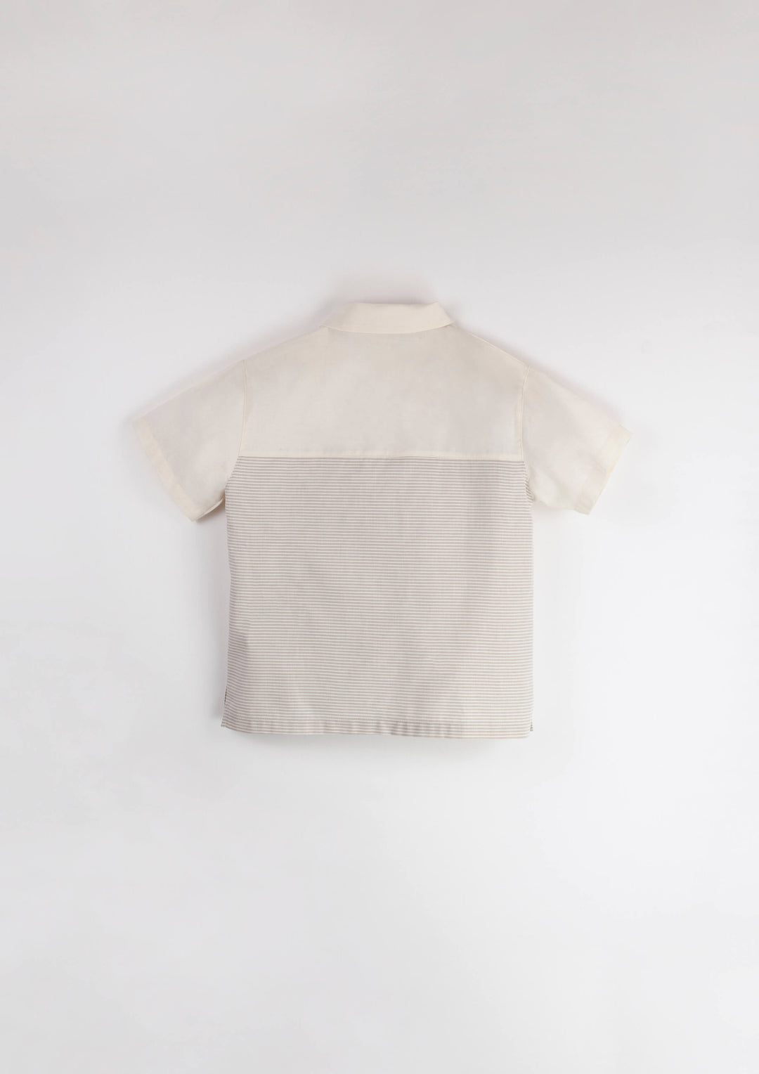 Mod.25.2 Sand striped contrasting shirt