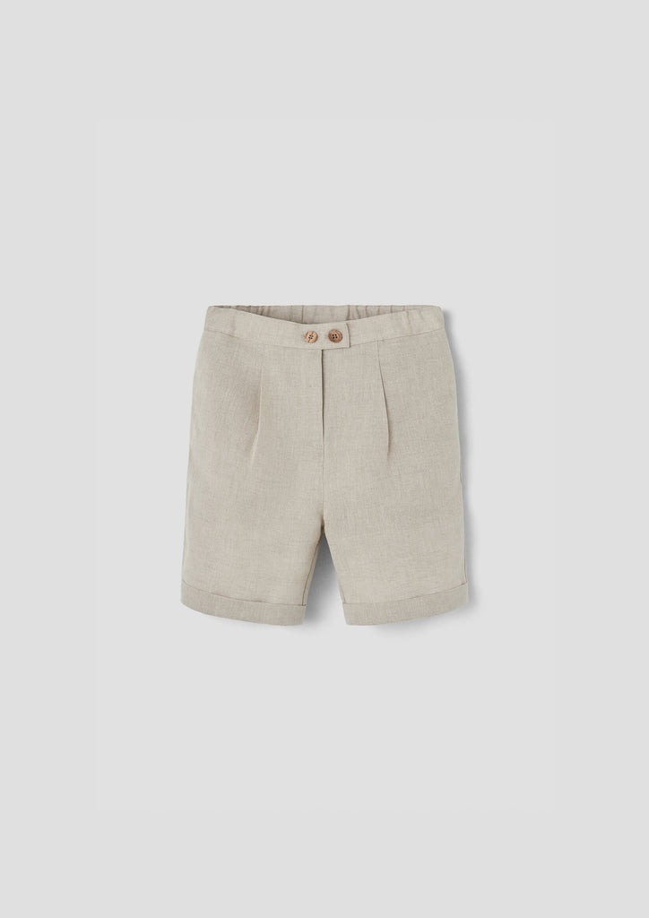 MOD.32.1 SAND LINEN BERMUDA SHORTS – whoopikids