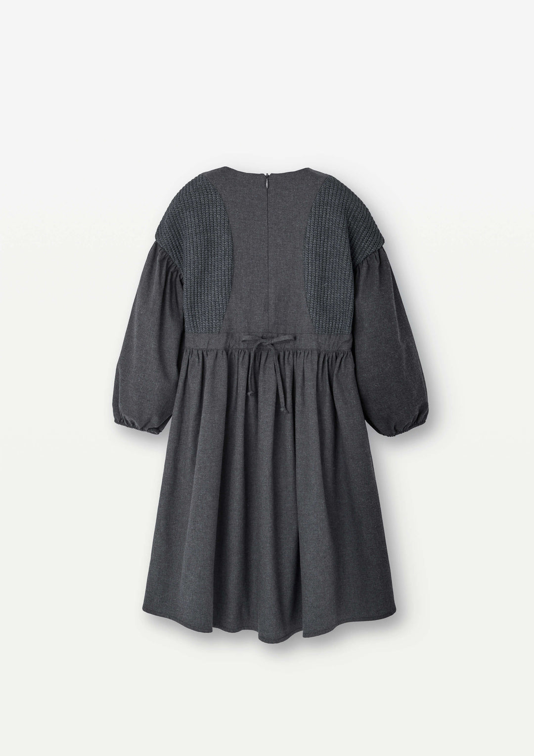 Mod.40.3 Anthracite grey dress with side panels