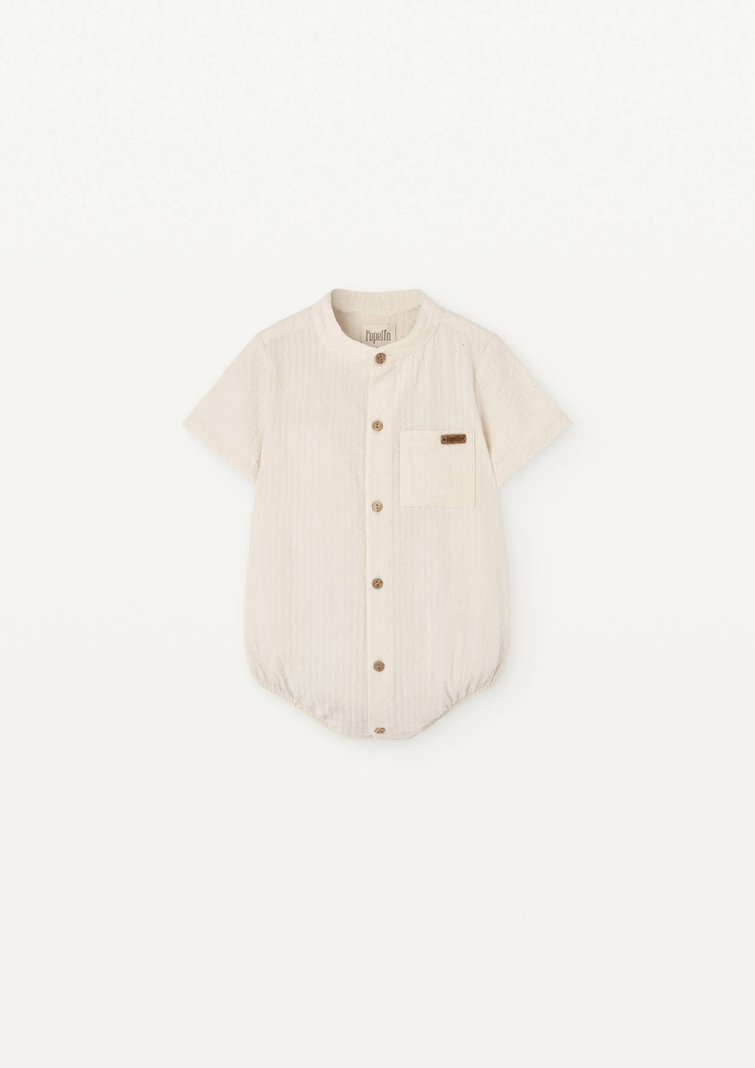 Mod 8.1 Off-white shirt-style romper suit