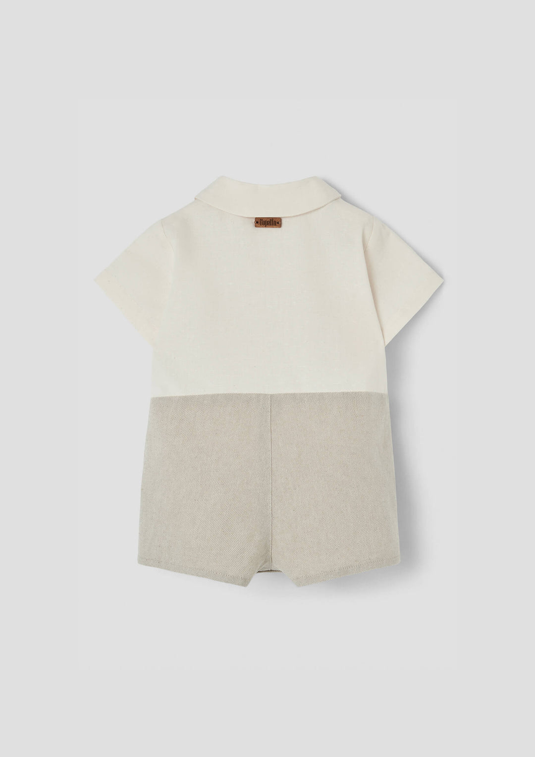 MOD.8.1 SAND OXFORD TWO-TONE JUMPSUIT
