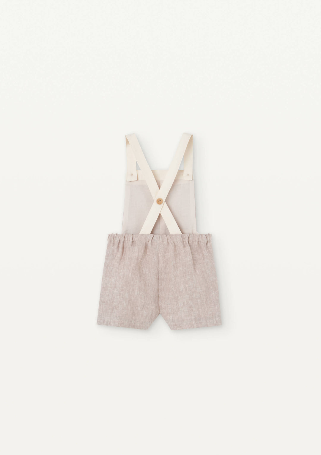 Mod 9.1 Sand linen contrasting dungarees