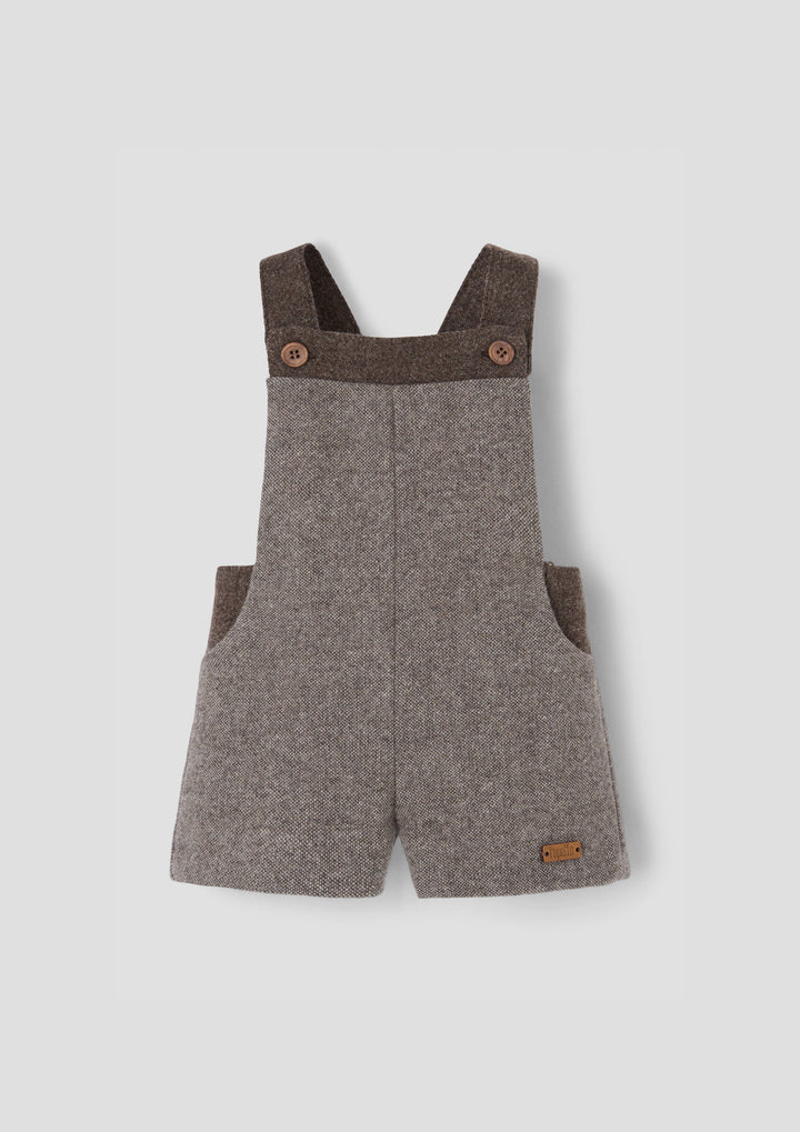 MOD.9.4 BROWN FLECK CONTRASTING DUNGAREES