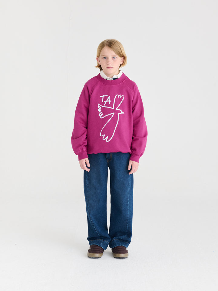T226MA019 Sweatshirt N01 Cherry Fuchsia - FUCHSIA