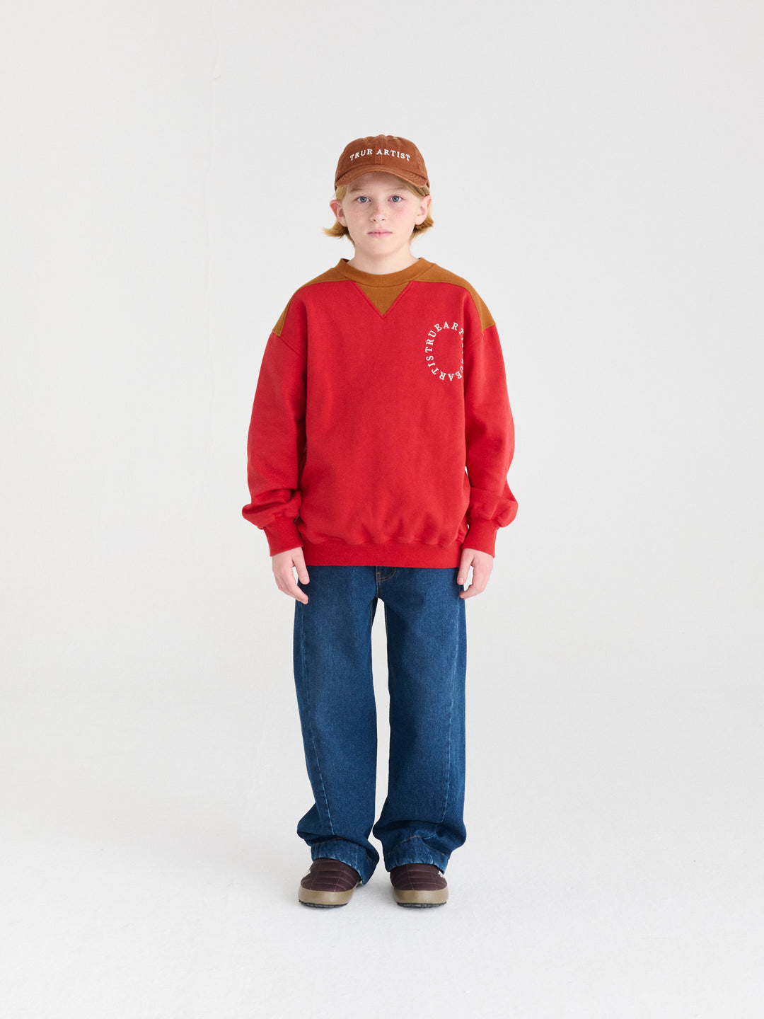 T226MA021 Sweatshirt N14 Deep Red - RED
