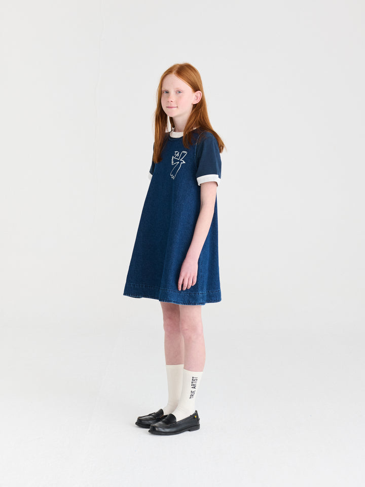 T226MA050 Dress N18 Night Denim - NAVY BLUE