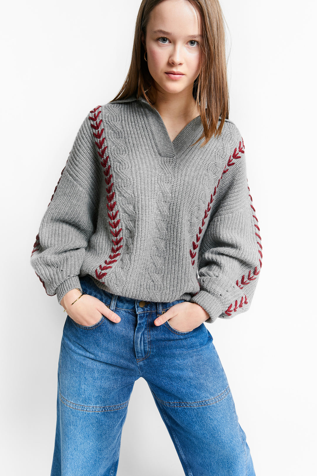 PULLOVER TAHITI-GREY