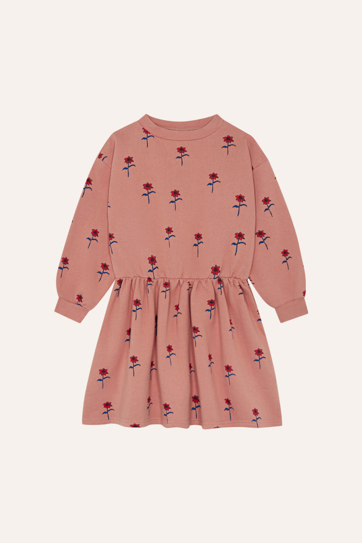 FLOWERS PINK DRESS-Pink