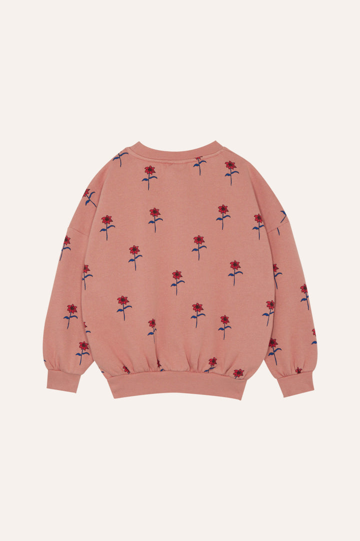 FLOWERS PINK SWEATSHIRT-Pink
