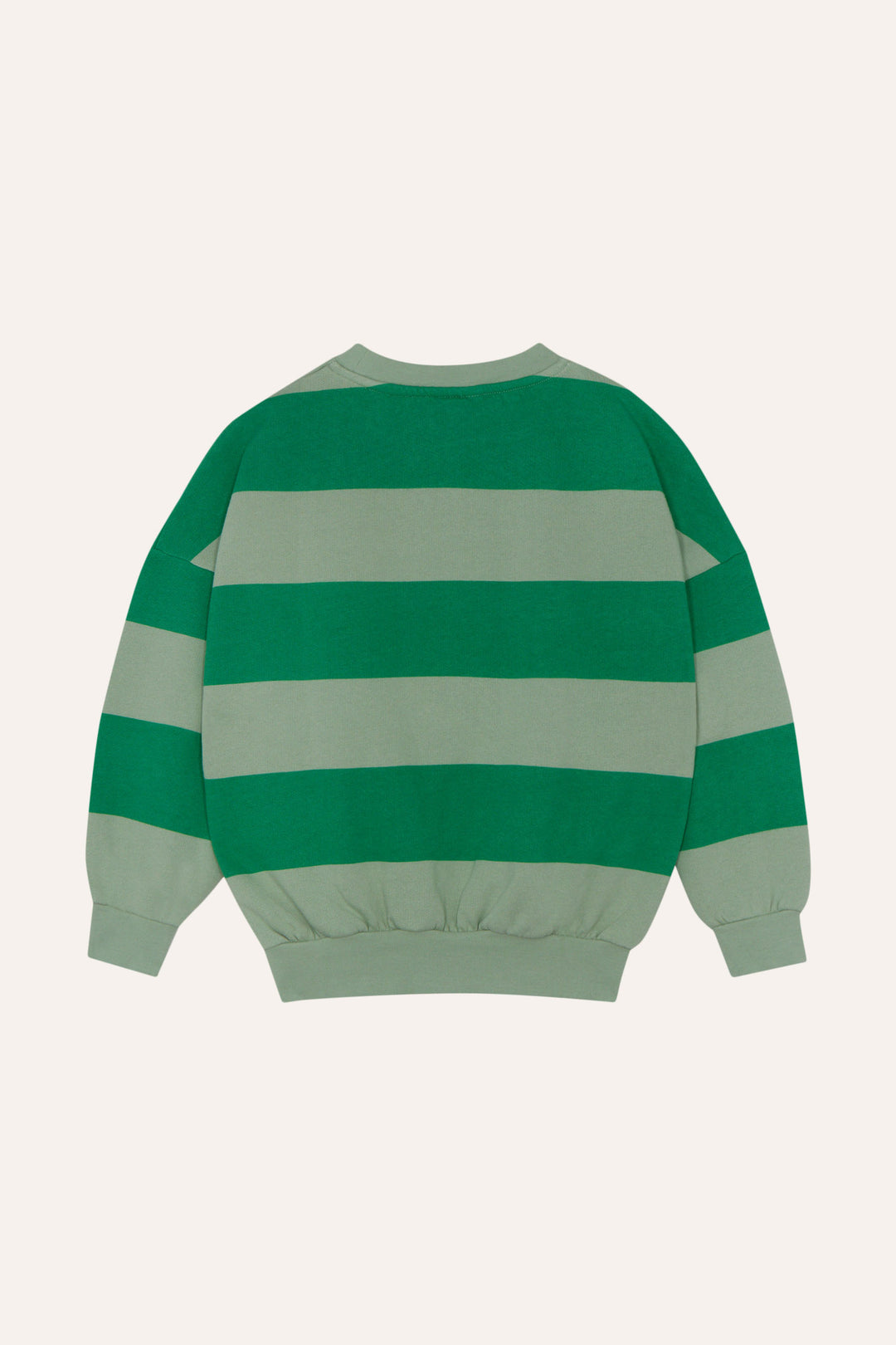 GREEN STRIPES SWEATSHIRT-Green