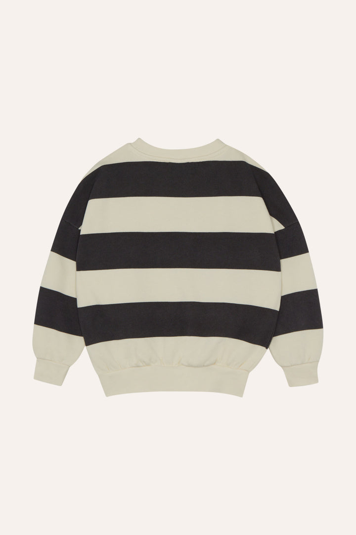 GREY STRIPES SWEATSHIRT-Grey
