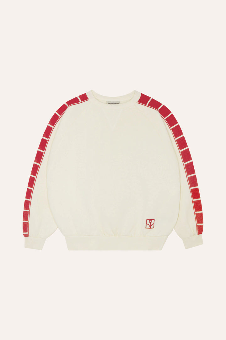 RED BANDS SWEATSHIRT-Ecru