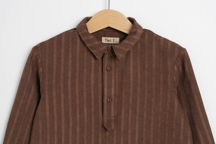 TIE26WBT03BR VELVET ST BROWN