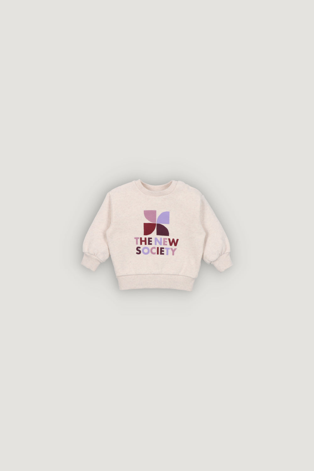 W26BSWEWM126 TNS Logo Baby Sweatshirt Whisper White Melange