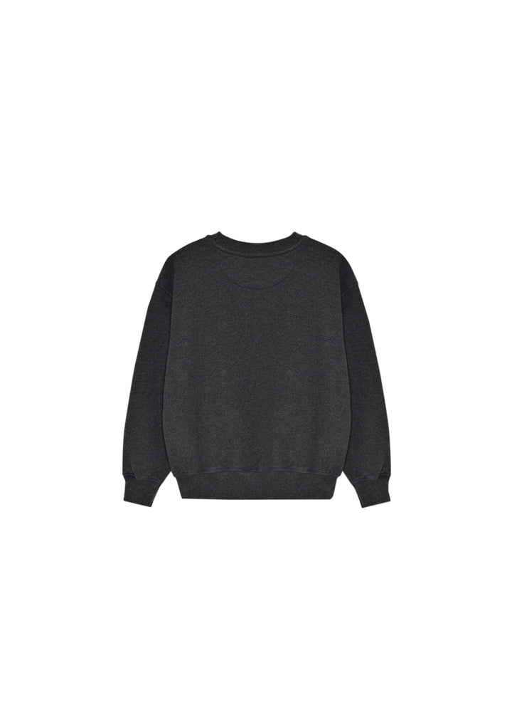 TNS Logo Special Sweatshirt-Galactic Grey Melange